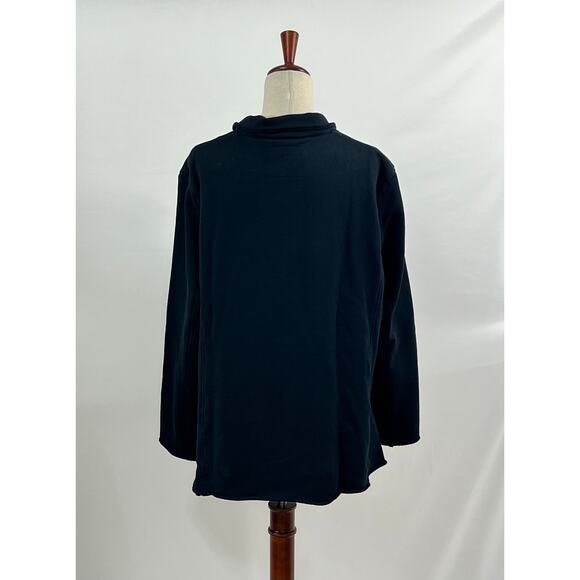 FRANK & EILEEN Sz L Large Navy Blue Belfast Fleece English Peacoat Jacket - Picture 5 of 9